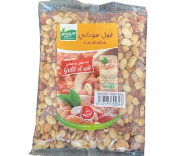 Cacahuètes salées et grillées Moulin Vert – 400g