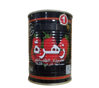 Purée de tomates double concentrée Zahra – 400g