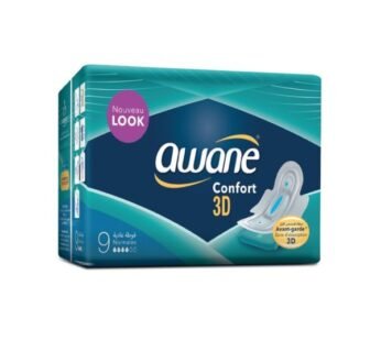 Serviettes Hygiéniques Awane Confort 3D – Normales- 9pcs