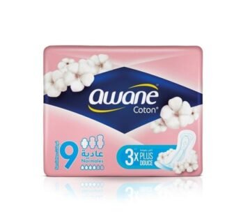 Serviettes Hygiénique Awane Coton – Normale – 9pcs