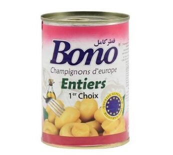 Champignons émincés Bono – pieds et morceaux- 400g