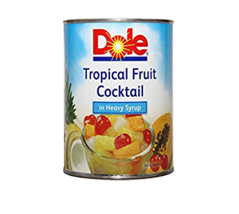 Cocktail de fruits – au sirop léger Dole – 436g