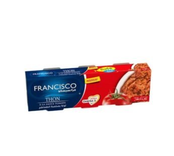 Thon entier à la sauce tomate Francisco – 65g x3