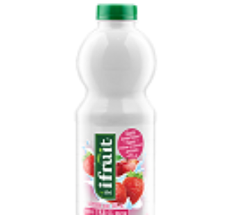 Boisson au lait et jus de fruits – Ifruit – Pomme Fraise Raisin – bout. 1L