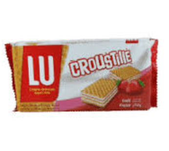 Gaufrettes Croustille LU – Fraise – 152g