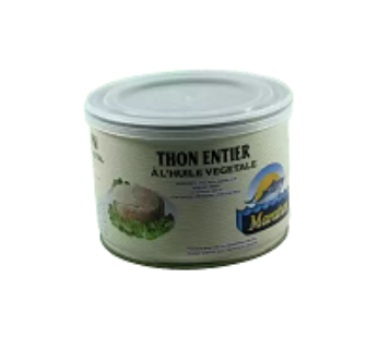 Thon entier à l’huile végétale Maratun – 400g