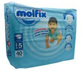 Couches bébé Molfix – N5 – 40pcs