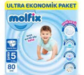Couches Bébé Molfix – n5 – 80pcs