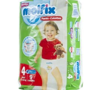 Couches culottes bébé Molfix Pants – N4 – 9pcs