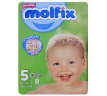 Couches bébé Molfix – N5 – 8pcs