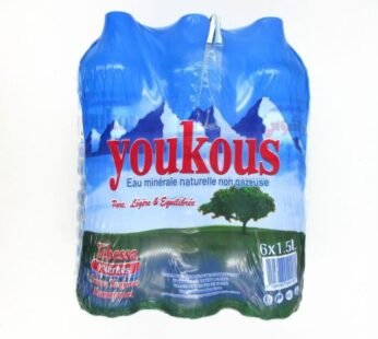 Eau minérale Youkous – 1.5L x 6